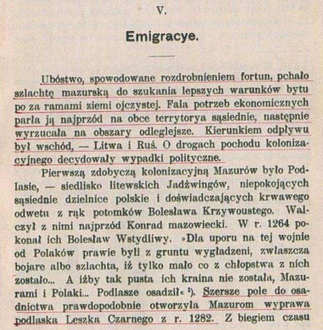 Szkice z dziejów szlachty mazowieckiej, Wł. Smoleński. Kraków 1908, 121
