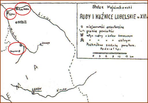 Rudy i Kuźnice lubelskie w XVI w., Stefan Wojciechowski, Rocznik Ognisa Naucz. w Lublinie, Lublin 1959 